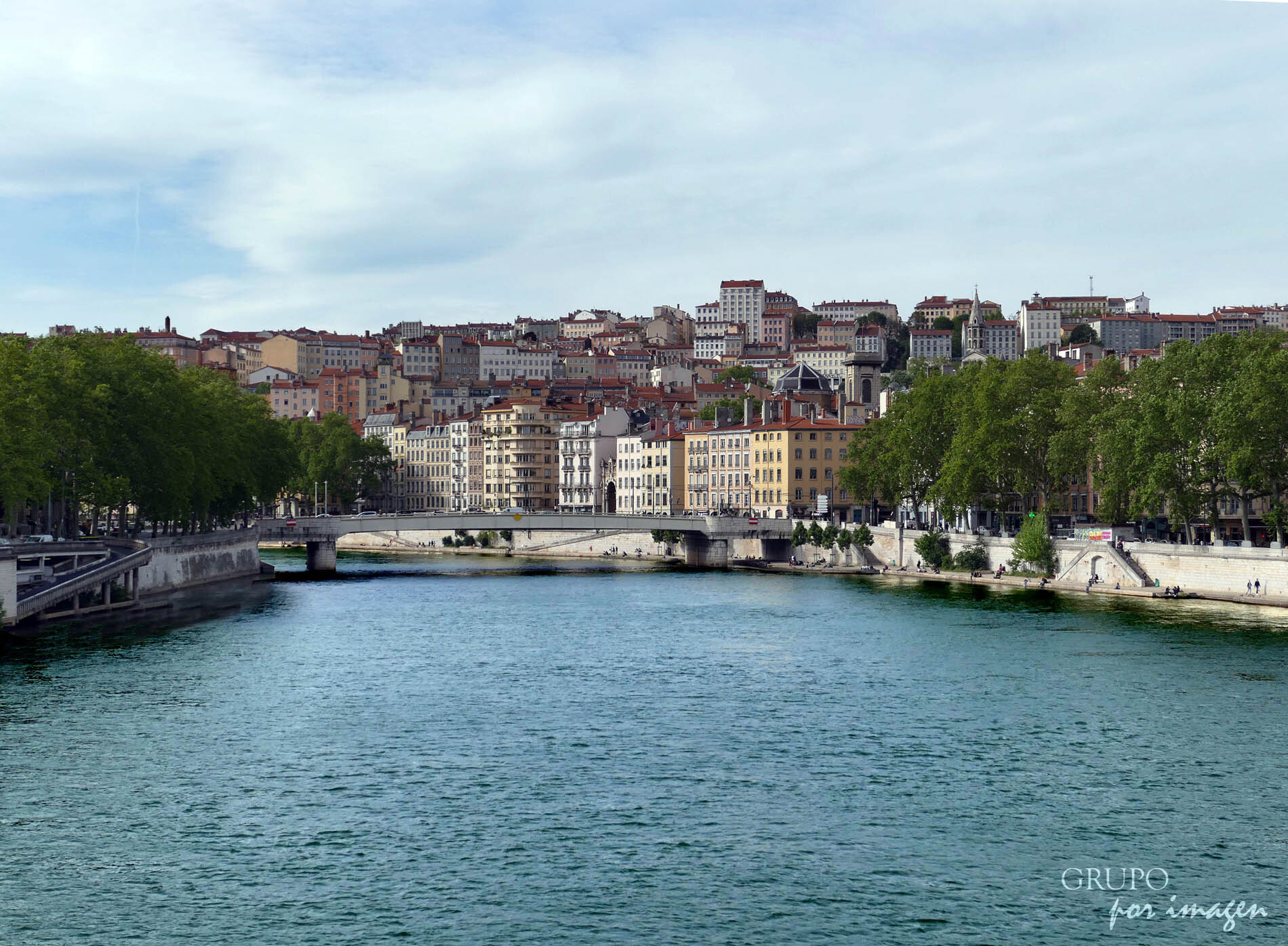 Lyon – Vista del río Saone / Luis Cutín